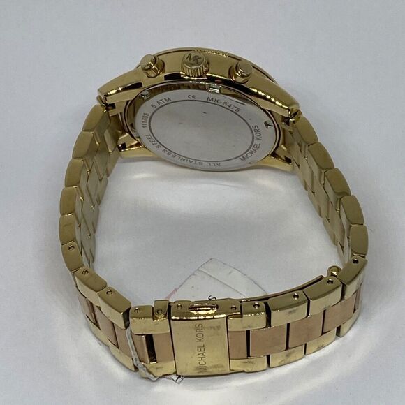 Michael Kors Ritz K6475 Women's Stainless Steel Analog Dial Quartz Watch WO553 - Picture 11 of 12